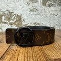 Louis Vuitton Circle Brown Monogram Belt Sz (90/36) W/ Box