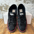 Gucci Tennis 1977 Black GG Monogram Nylon Sneaker Sz 7.5