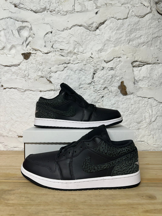 Air Jordan 1 Low Black Elephant Sz 14 DS