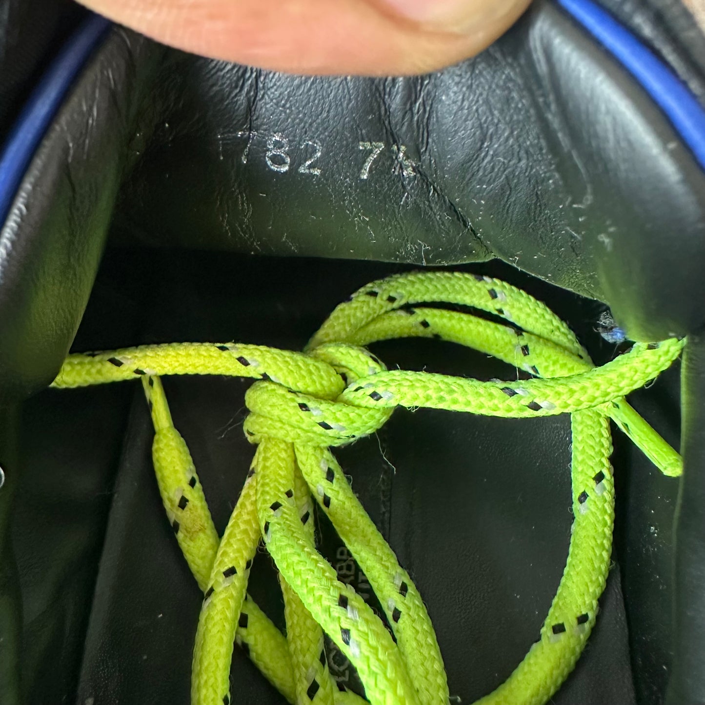 Dolce Gabbana Neon Lace Portofino Sneaker Sz 7.5
