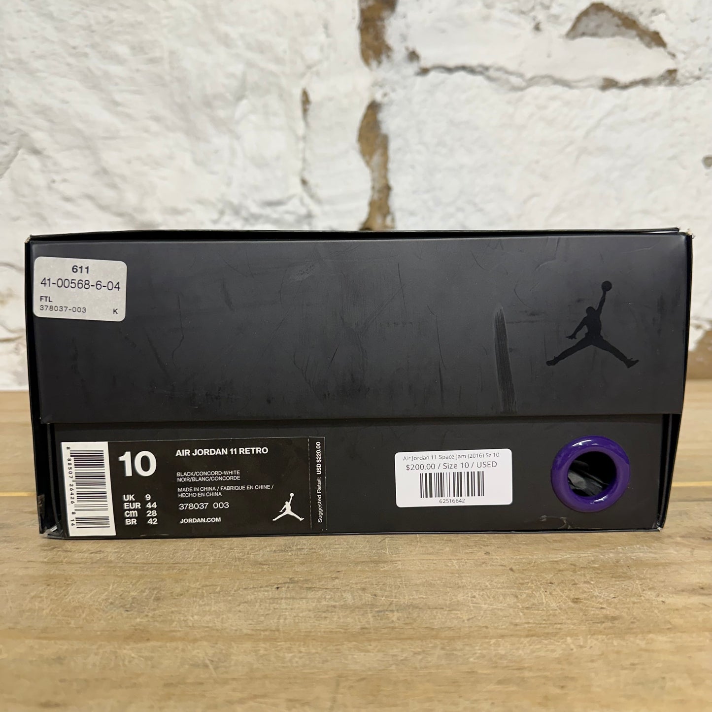 Air Jordan 11 High Space Jam (2016) Sz 10