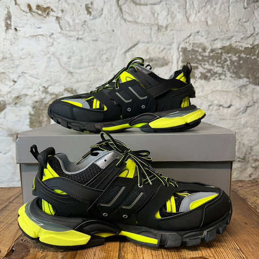 Balenciaga Track Runner Black Neon Green Sneaker Sz 11 (44)