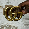 Gucci Brown GG Monogram Belt Sz (95/38)