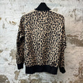 Palm Angels Cheetah Print Track Jacket Sz M