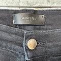Amiri Distressed Black Denim Jeans Sz 32