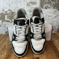 Louis Vuitton Black White Trainer Sneaker Sz 9.5 (8LV)