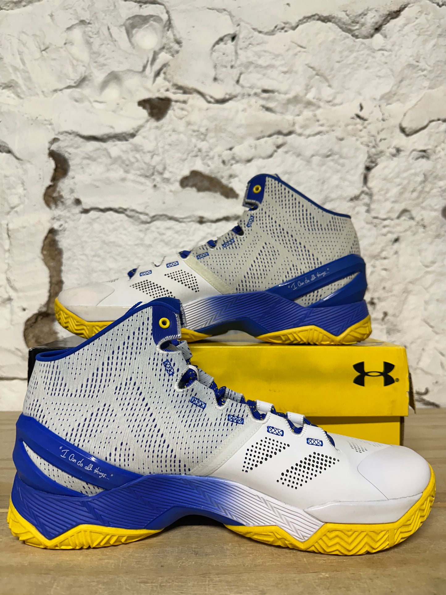 Under Armour Curry 2 Dub Nation Home Sz 10.5 DS