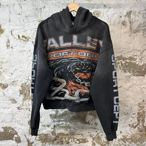 Vale Chain Bulldog Hoodie Black Sz S