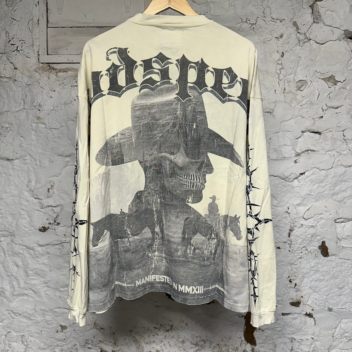 Godspeed Once Upon A Time Bone Long Sleeve Sz XL