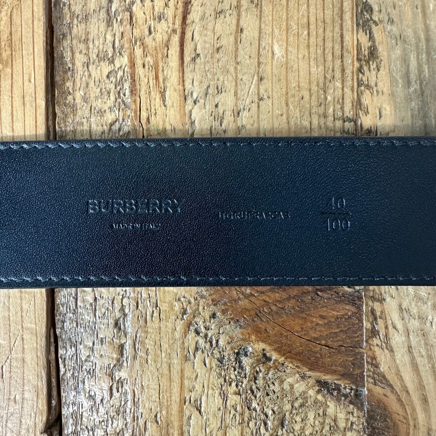 Burberry TB Logo Brown Monogram Belt Sz (100/40)