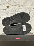 Nike Air Force 1 Low Supreme Black Sz 4.5