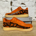 Nike Air Force 1 Low Orange Skeleton Halloween Sz 10.5