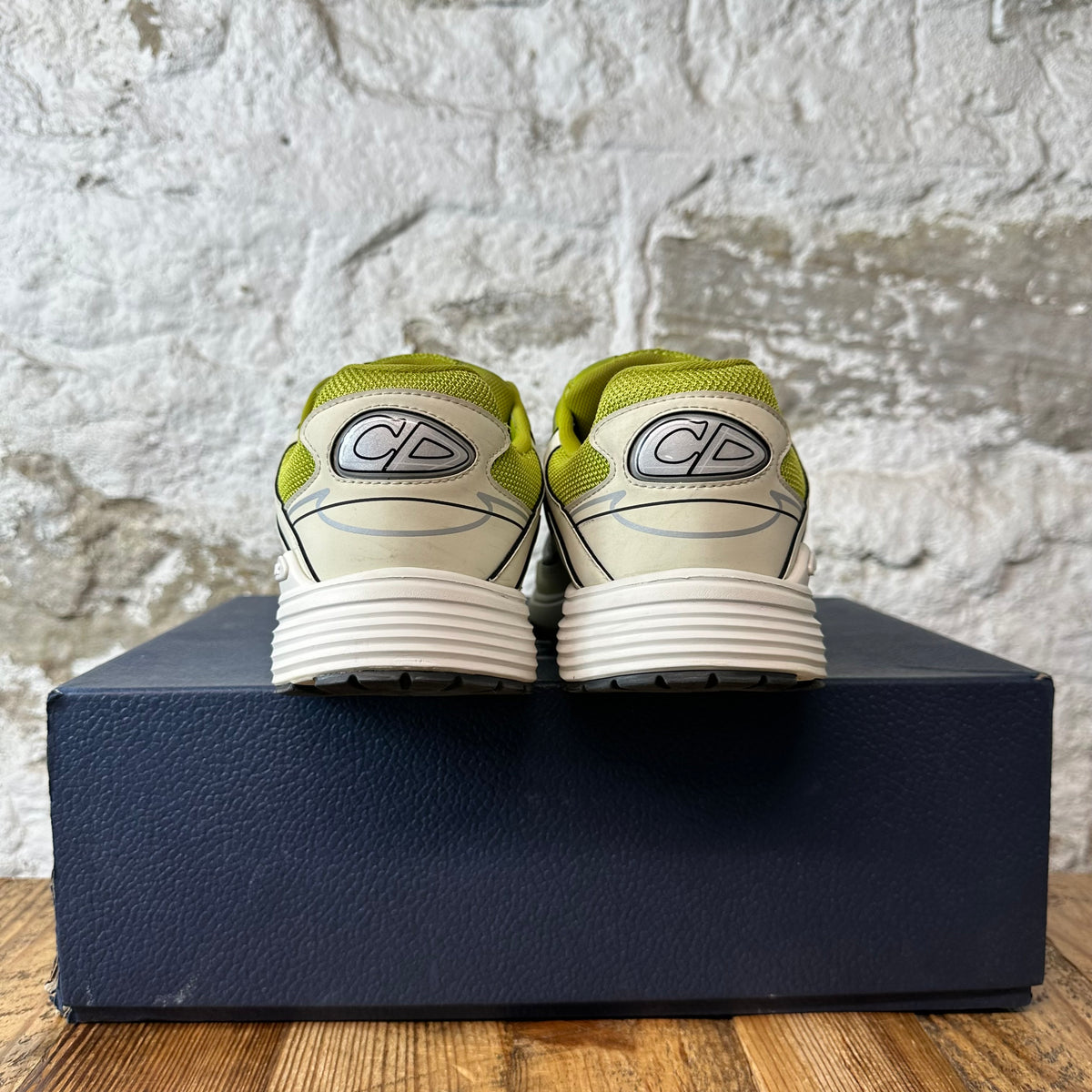Dior B30 Lime Green Grey White Sneaker Sz 10 (43)
