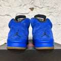 Air Jordan 5 Blue Suede Sz 14