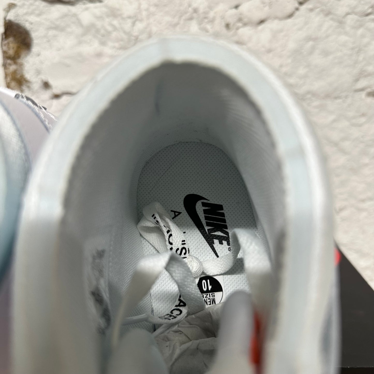 Air Jordan 1 High Virgil Abloh Archive Alaska Sz 10