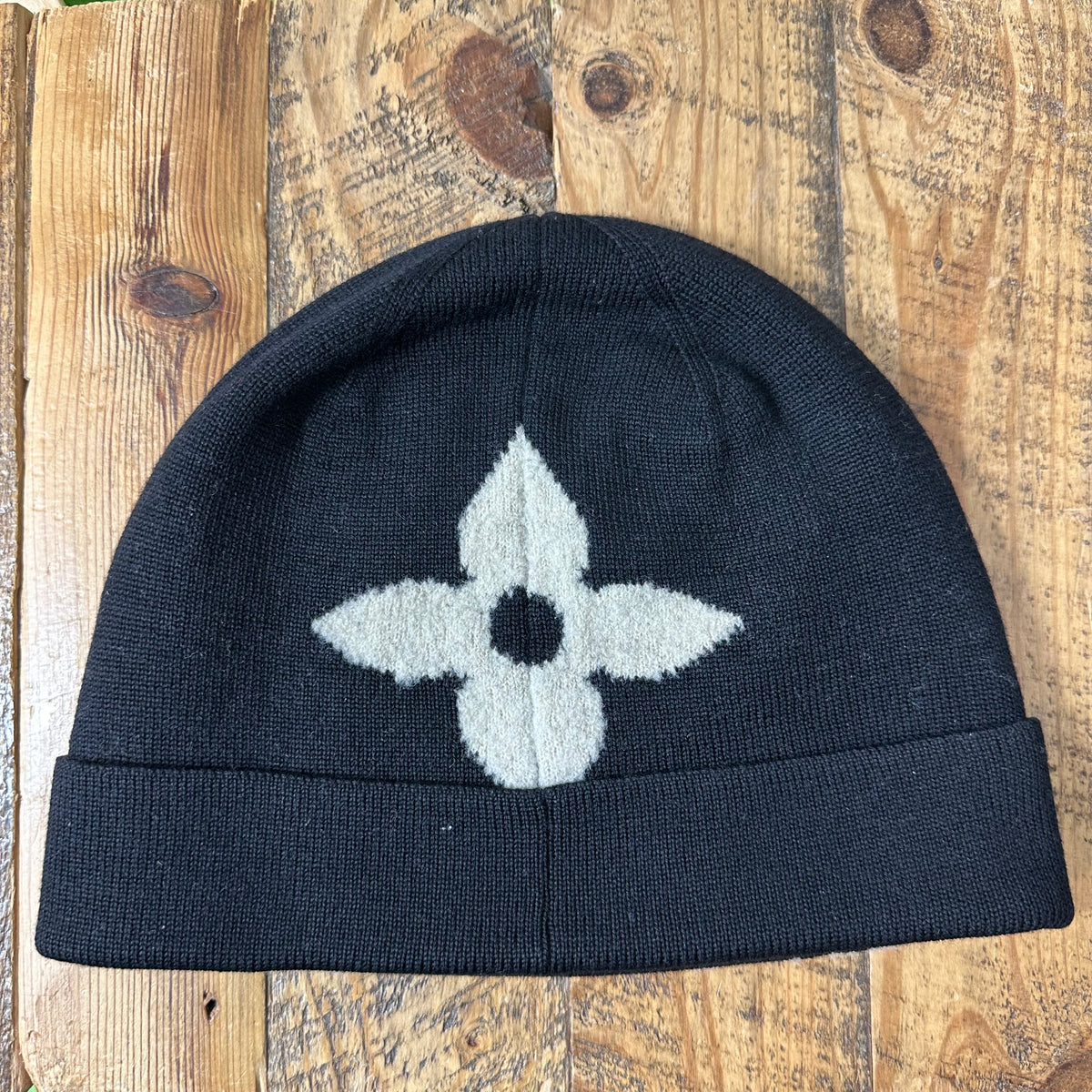 Louis Vuitton Monogram Black Blast Beanie