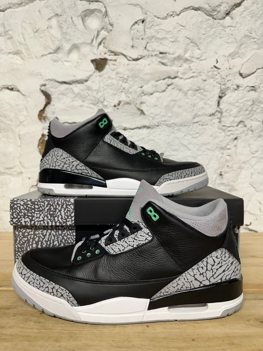 Air Jordan 3 Green Glow Sz 13