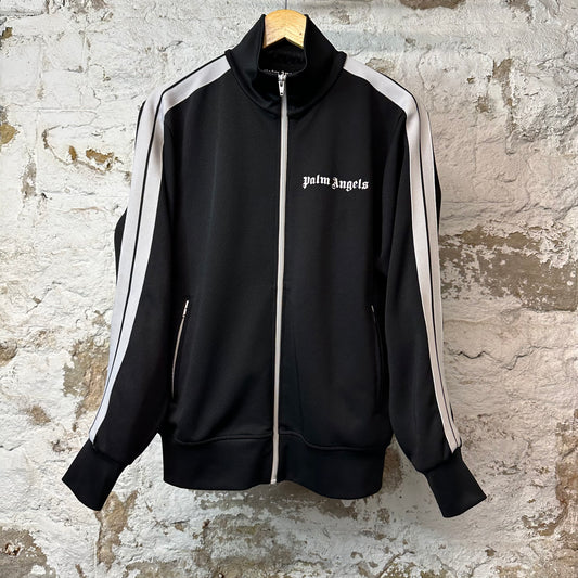 Palm Angels Black White Track Jacket Sz L