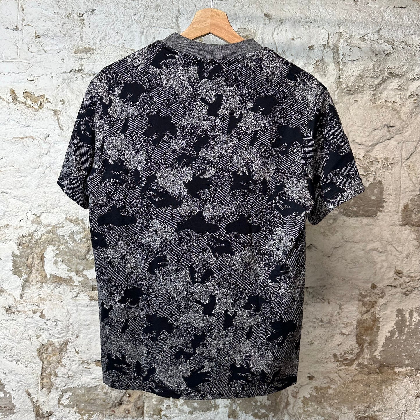Louis Vuitton Anthracite Monogram Camo T-shirt Sz M