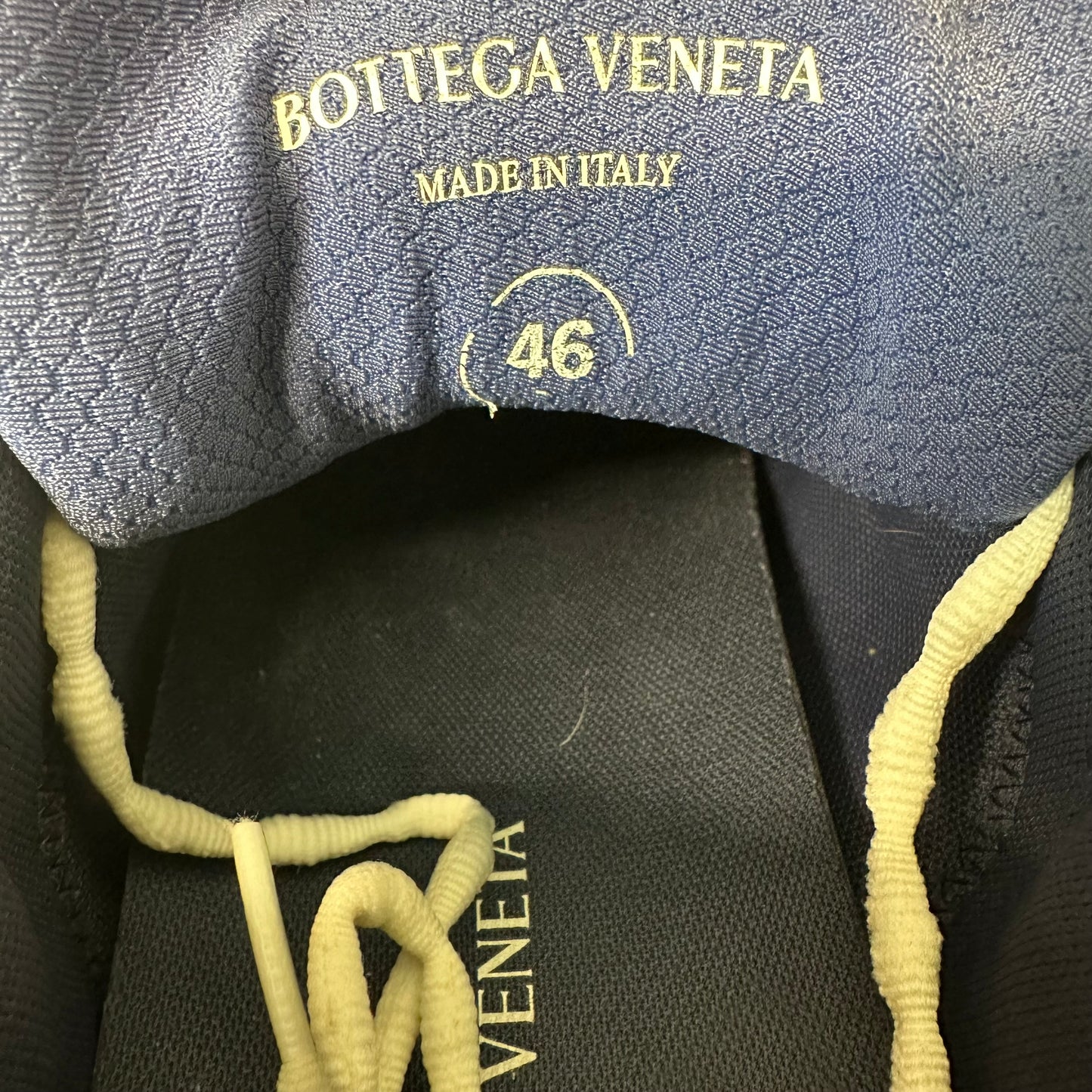 Bottega Veneta Abyss Silver Orbit Sneaker Sz 13 (46)