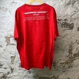 Off White Bernini T-shirt Red Sz L