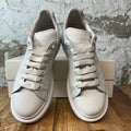 Alexander Mcqueen Iridescent Tab White Sneaker Sz 10 (43)