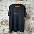 Givenchy Spellout Paris Black T-Shirt Sz S