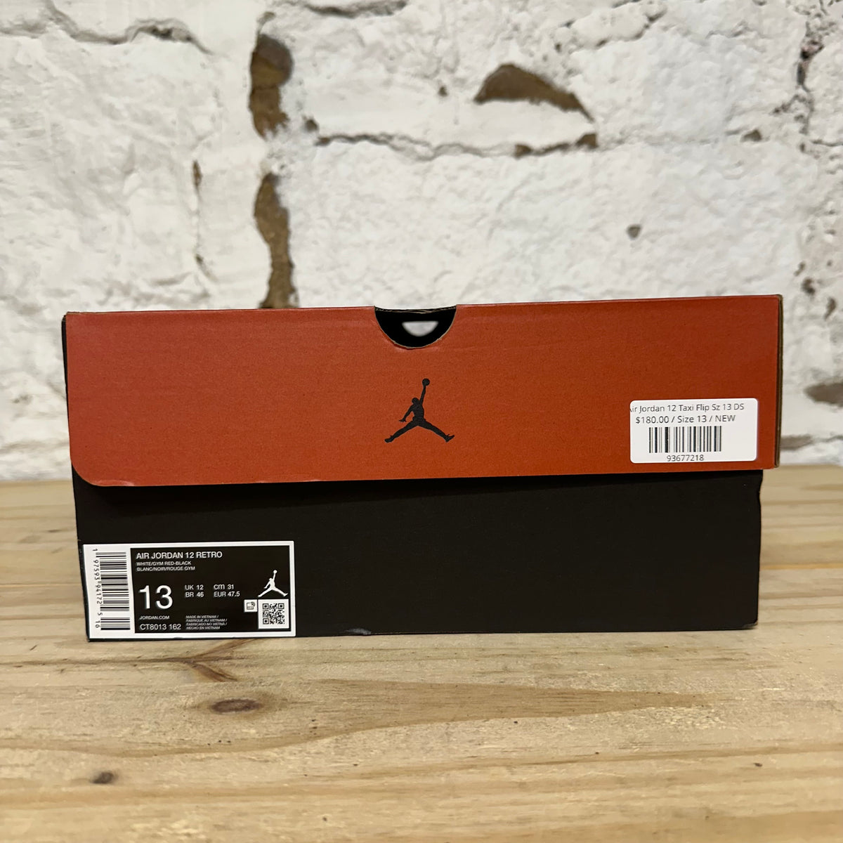 Air Jordan 12 Taxi Flip Sz 13 DS
