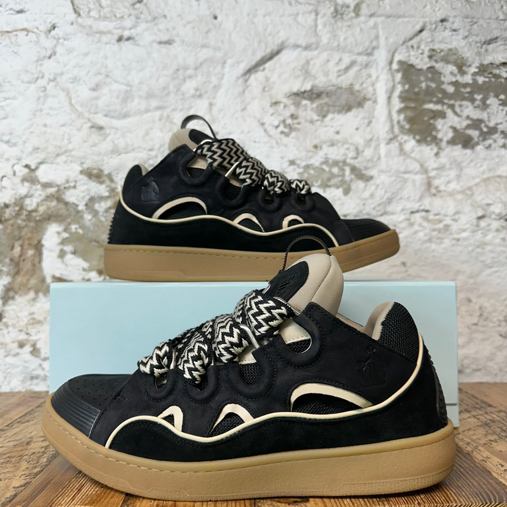 Lanvin Curb Black White Gum Bottom Sneaker Sz 11 (44)