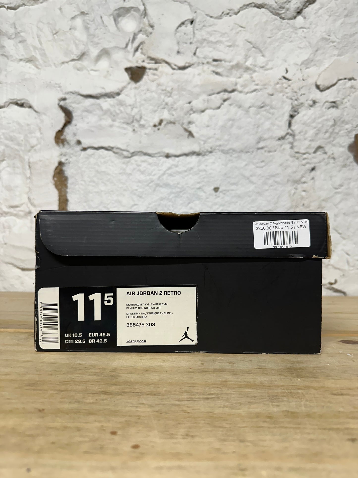 Air Jordan 2 Nightshade Sz 11.5 DS
