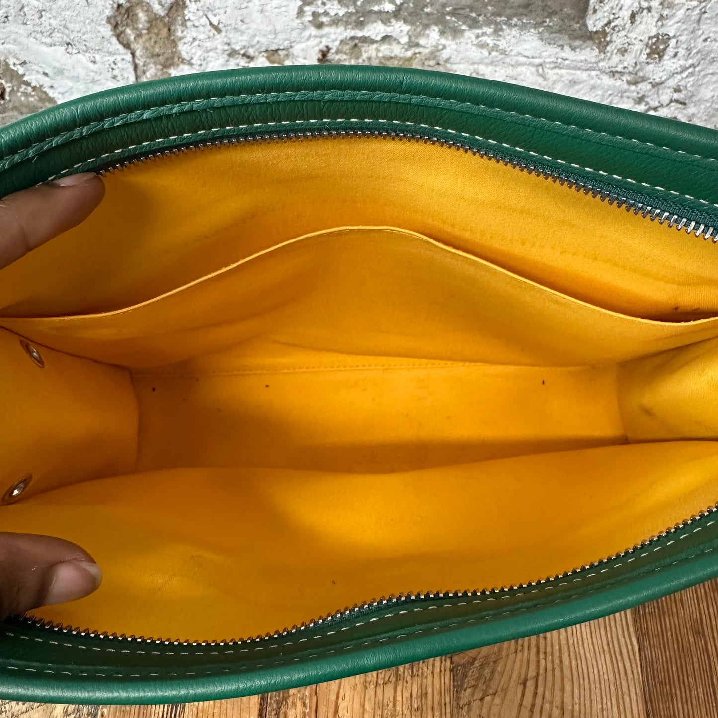 Goyard Jouvence Monogram Green Toiletry Bag