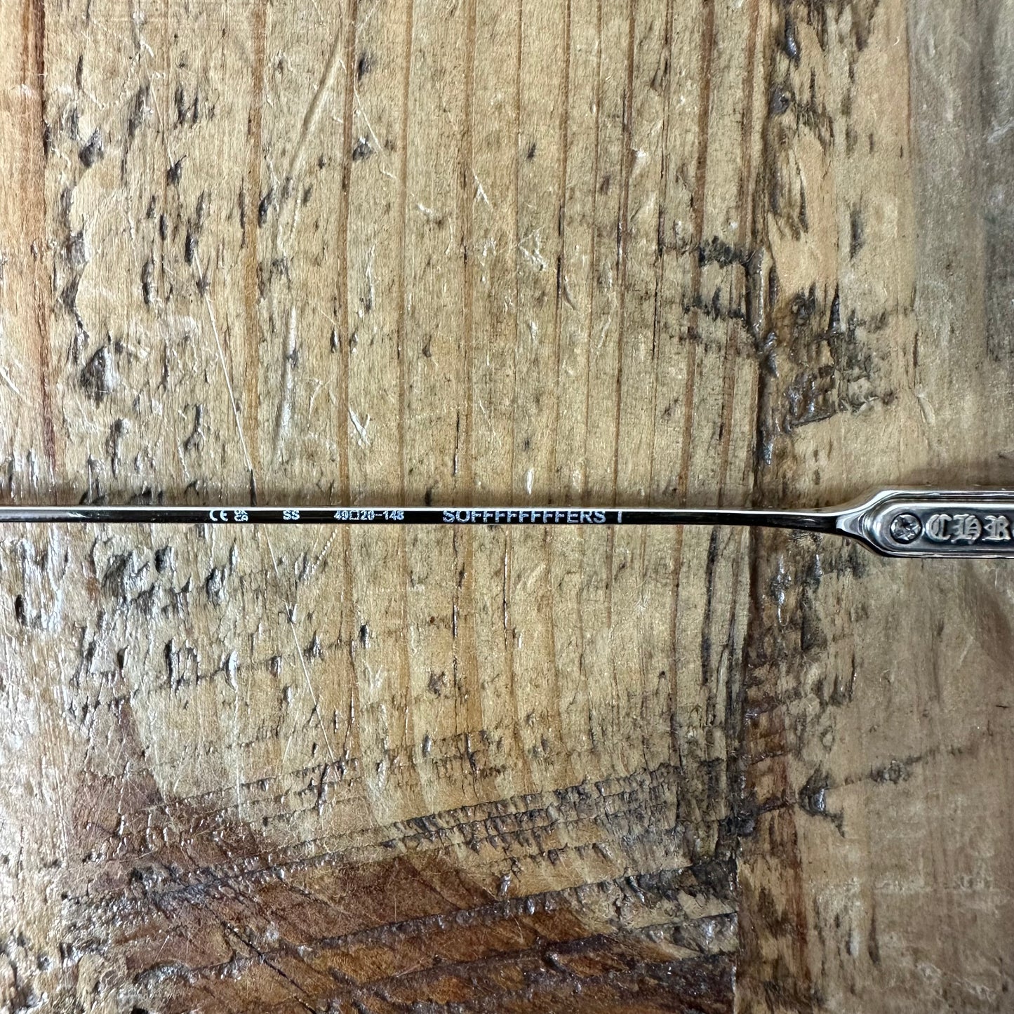 Chrome Hearts Sofffffffers I Rimless Clear Silver Glasses