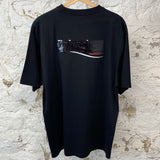 Balenciaga Tape Logo T-shirt Black Sz S