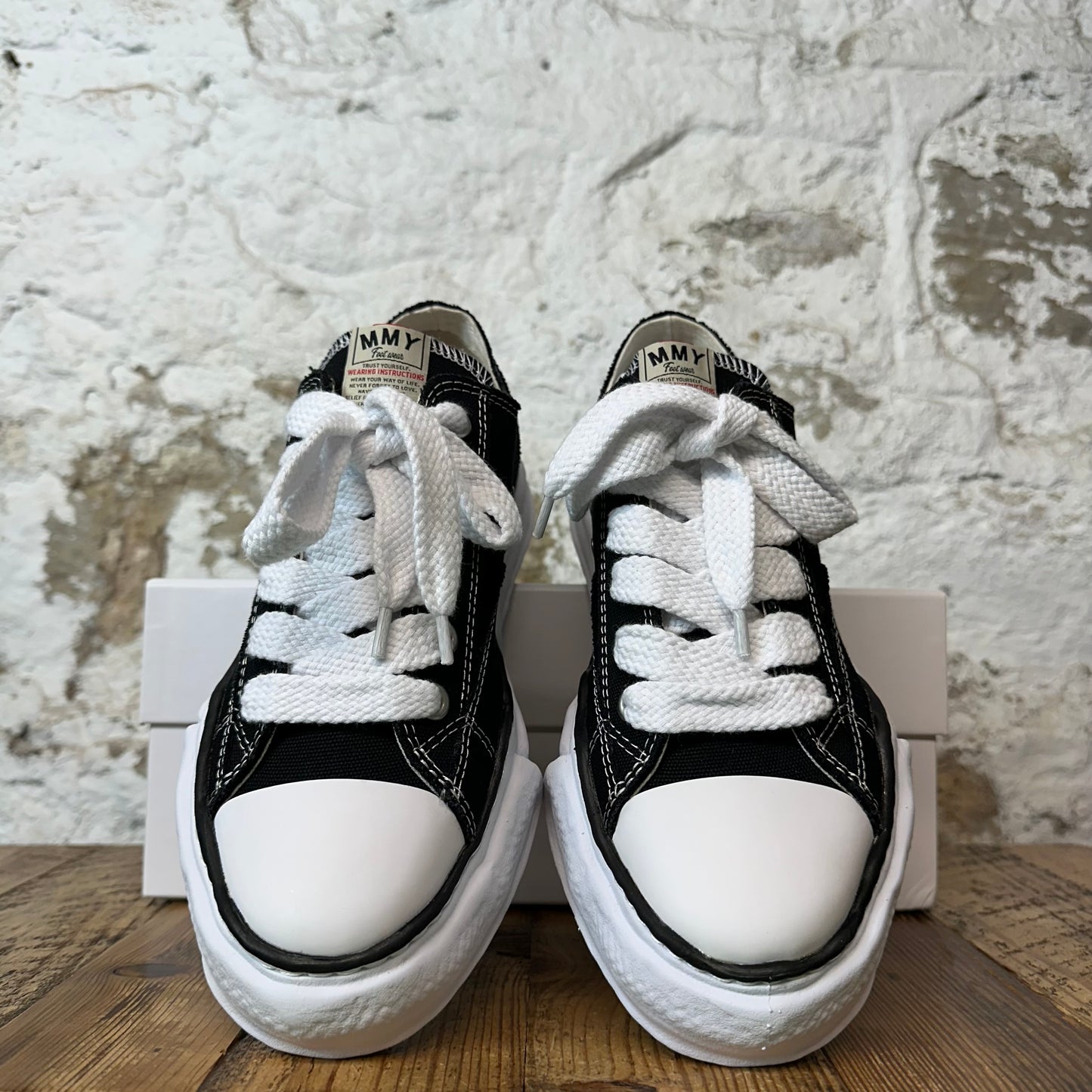 Maison Mihara Black White Peterson Sneaker Sz 8 (41) DS