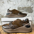 Burberry Ramsey Plaid Brown Sneaker Sz 8 (41)