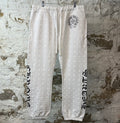 Chrome Hearts White Monogram Sweatpants Sz L DS