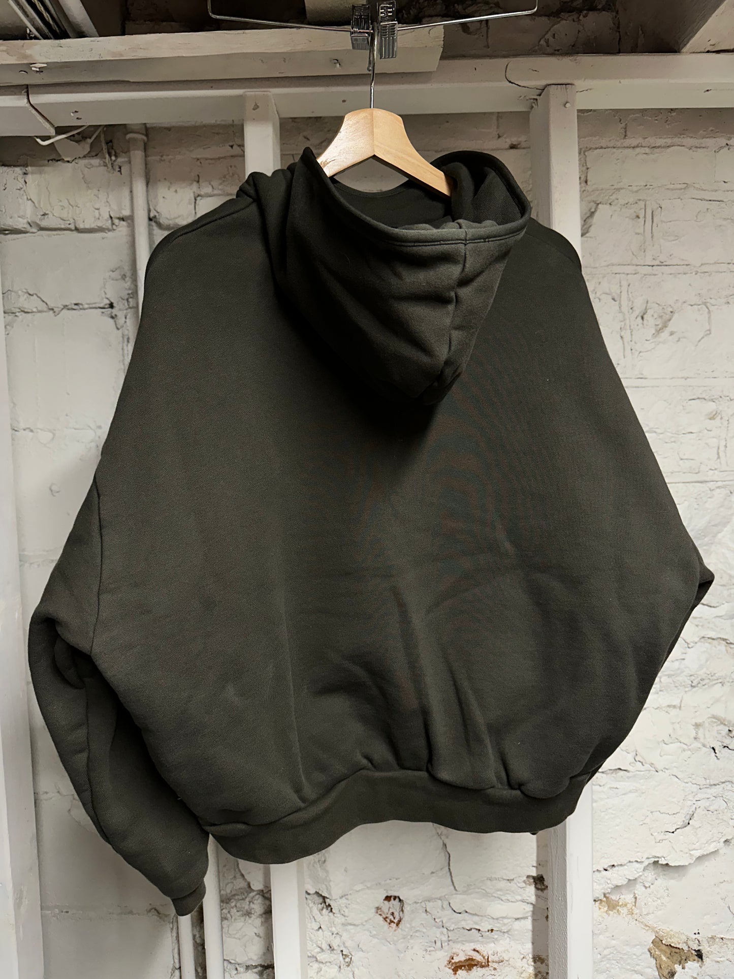 Fear of God Essentials Rubber Chest Logo Hoodie Sz S