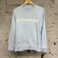 Burberry Light Blue Crewneck Sz M