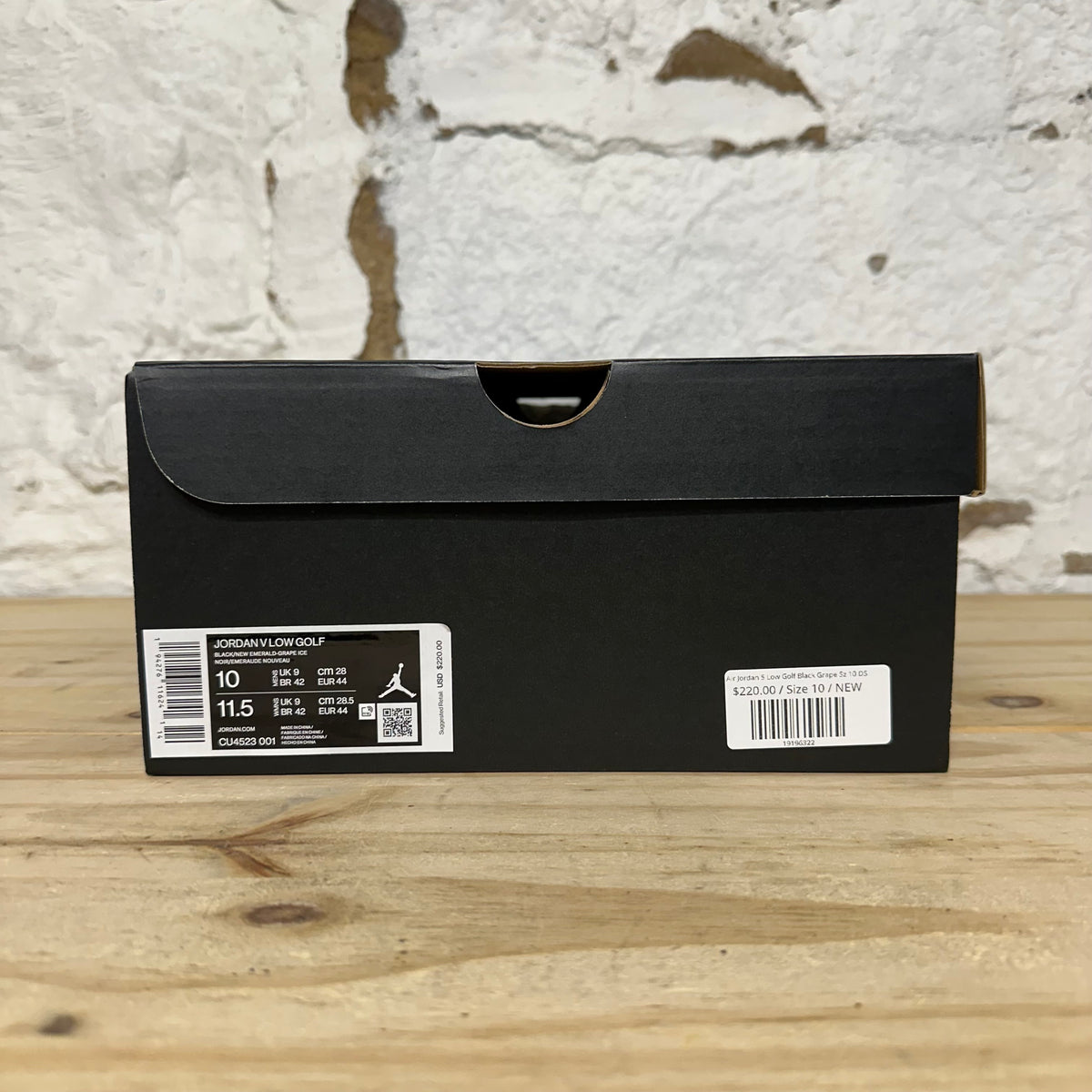 Air Jordan 5 Low Golf Black Grape Sz 10 DS