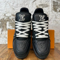 Louis Vuitton Triple Black Trainer Sneaker Sz 12.5 (11LV)