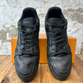Louis Vuitton Black Monogram Trainer Sneaker Sz 13.5 (12LV)
