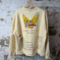 Who Decides War Ribbon Tour Cream Crewneck Sz XS