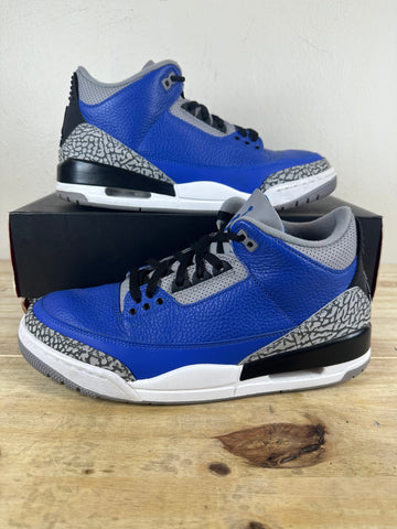 Air Jordan 3 Varsity Royal Cement Sz 11