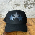 Amiri Black Star Black Trucker Hat DS