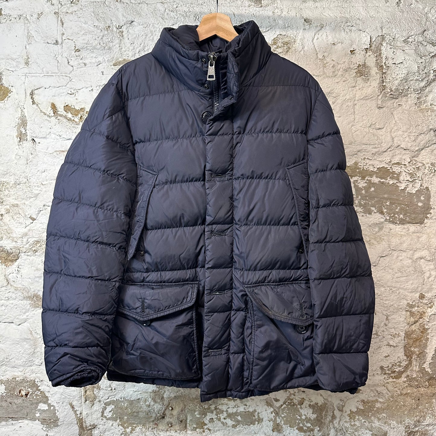 Moncler Cluny Giubbotto Navy Puffer Jacket Sz XL (5)