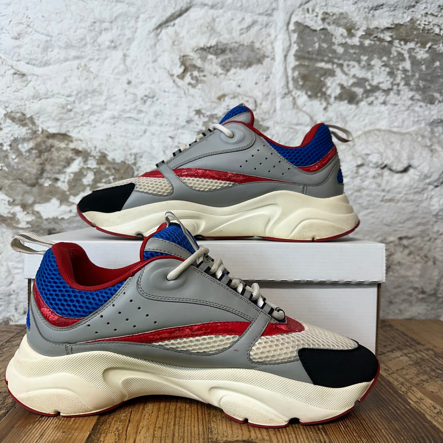 Dior B22 Blue Red Grey Sneaker Sz 10 (43)