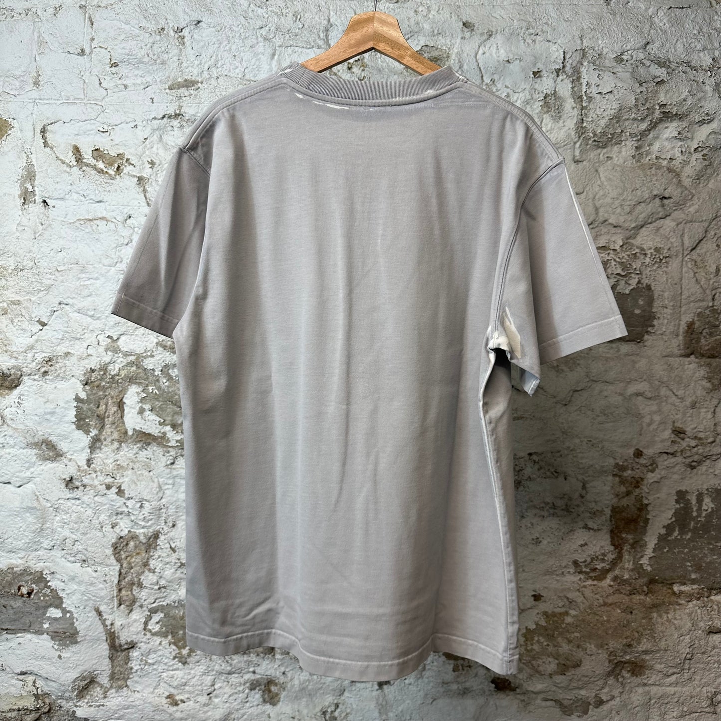 Dior Stussy Logo T-shirt Grey Sz XL