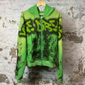 Vale Grafitti Zip Up Hoodie Green Sz S