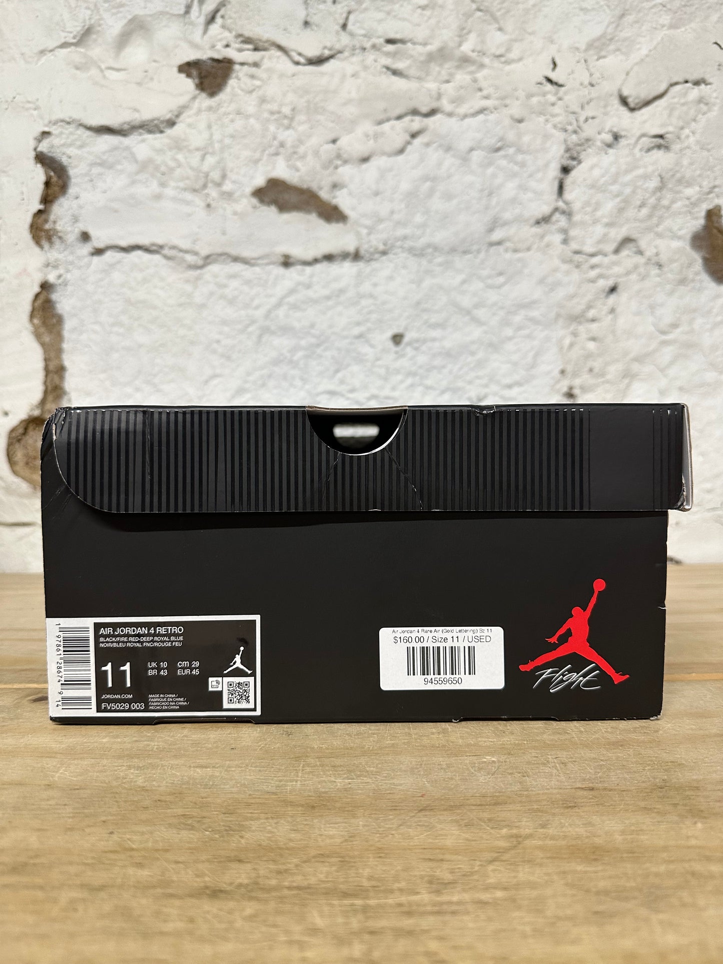 Air Jordan 4 Rare Air (Gold Lettering) Sz 11
