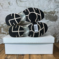Chanel Black CC Triple Grey Trainer Sneaker Sz 7.5 (40.5)